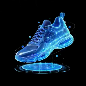 Modelado 3D y gemelos digitales en wireframe holográfico